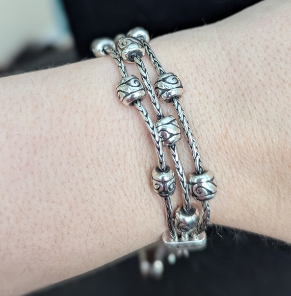 Brighton Silver Heart Charm Bracelet - Picture 6 of 7